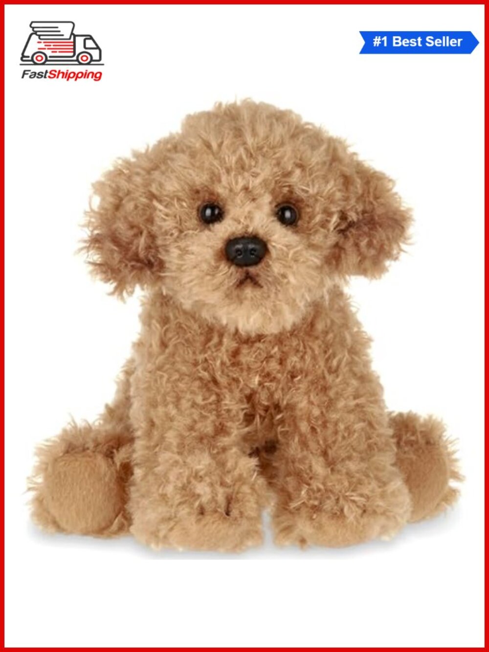Bearington Lil' Doodles Labradoodle Plush 6.5" Stuffed Animal Toy